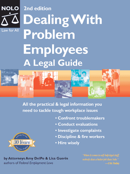 Title details for Dealing with Problem Employees by Amy DelPo - Available